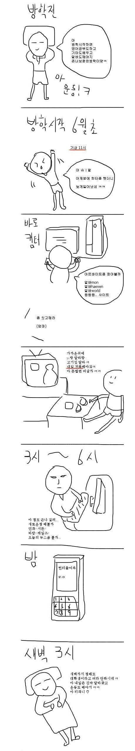 대학생 방학 풍경.jpg