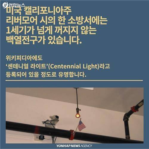 100년이 넘도록 꺼지지 않는 전구