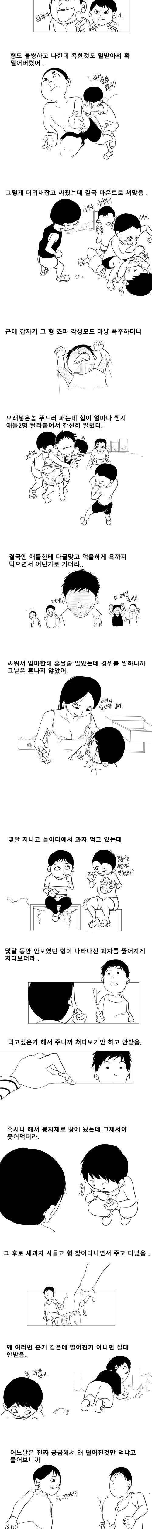 뭐든지 주워먹는 형 본썰.jpg