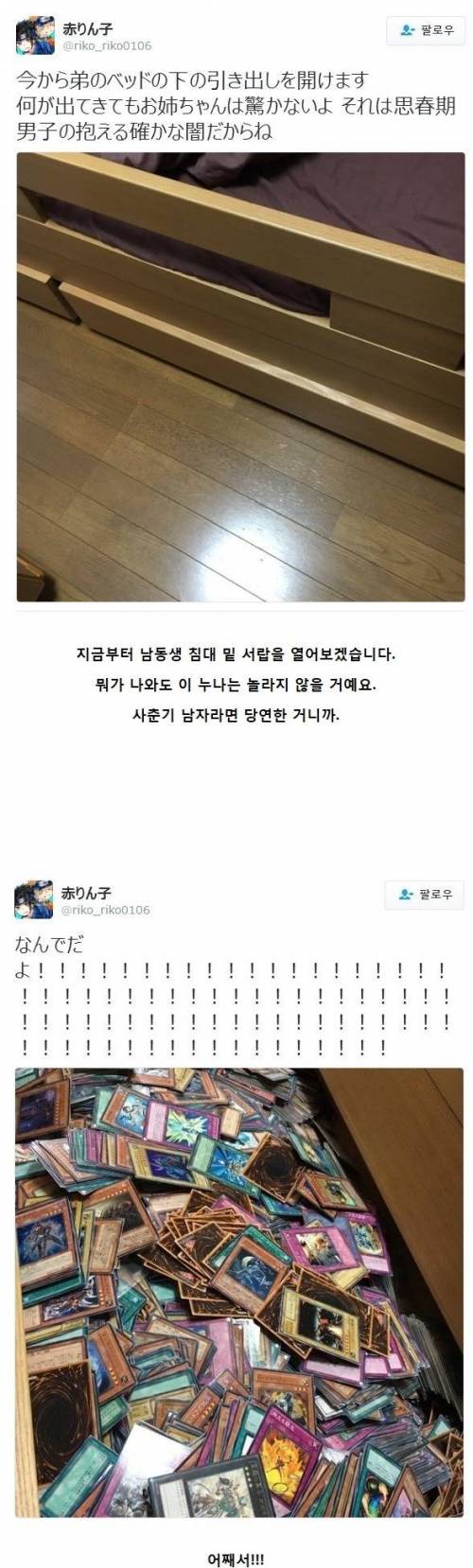 사춘기 소년의 침대밑.jpg