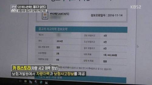 화재차량 되파는 중고차 매매상