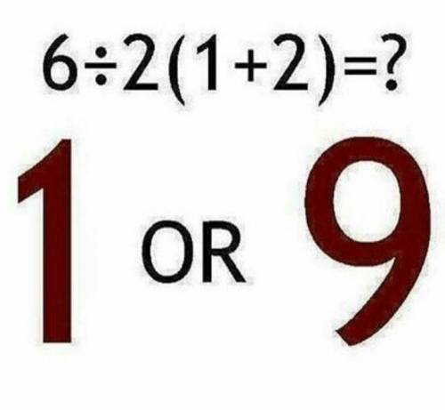 1 or 9 ?