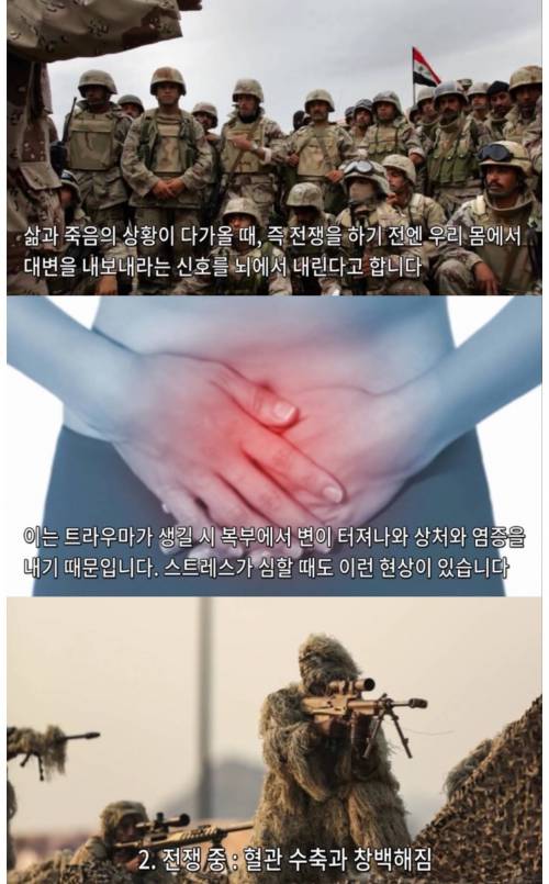 전투시 군인이 겪는 몸의 변화.jpg