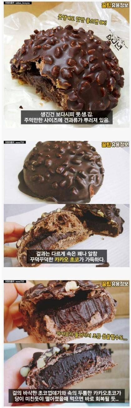 호불호 갈리는 초코빵