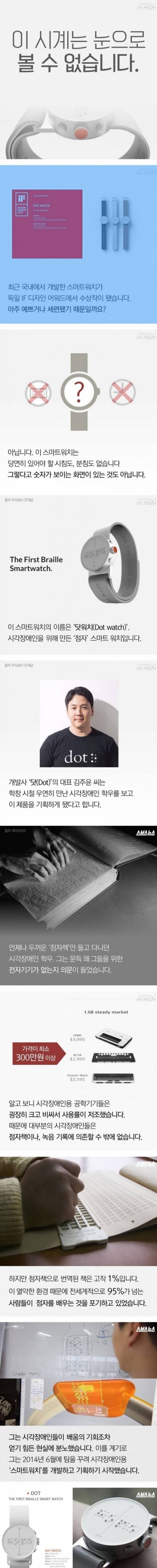 눈으로 볼 수 없는 시계