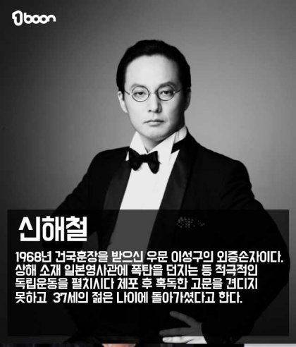 독립유공자 후손 연예인 6인