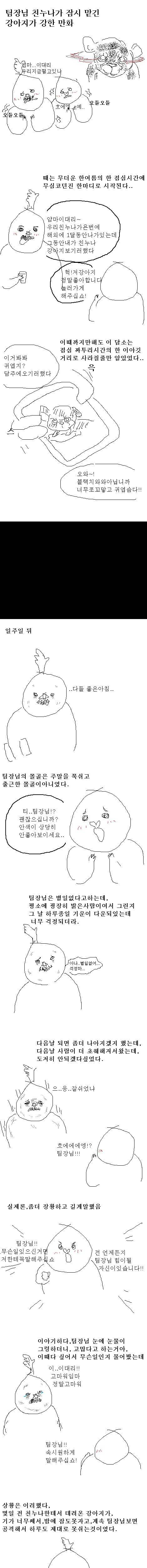 팀장님 친누나가 잠시 맡긴 강아지.jpg