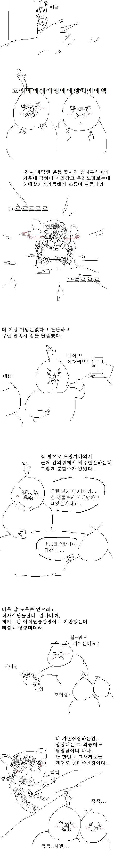 팀장님 친누나가 잠시 맡긴 강아지.jpg