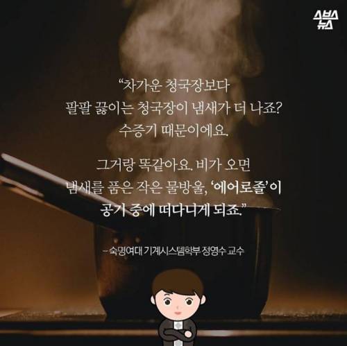 비가 오면 청량함을 주는 냄새의 정체