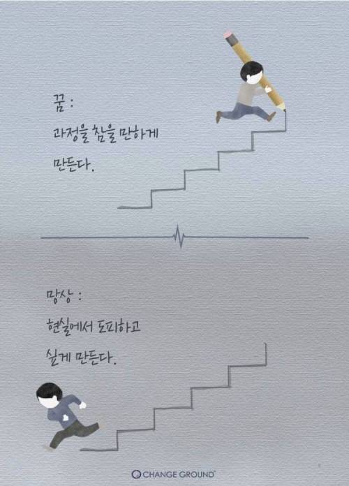 꿈과 망상의 차이