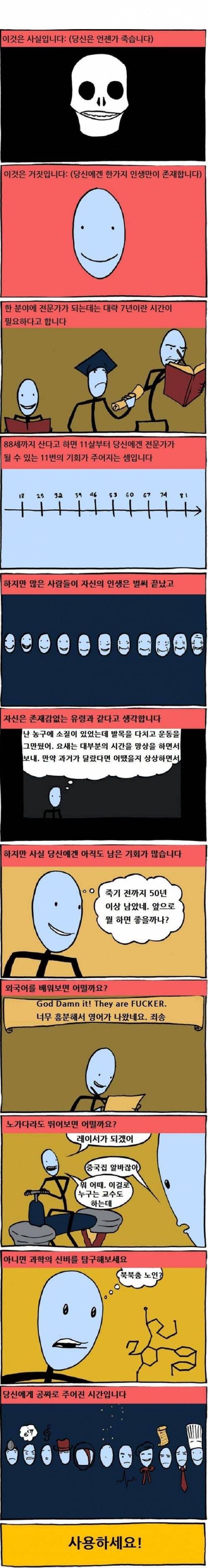 당신은 언젠가 죽습니다