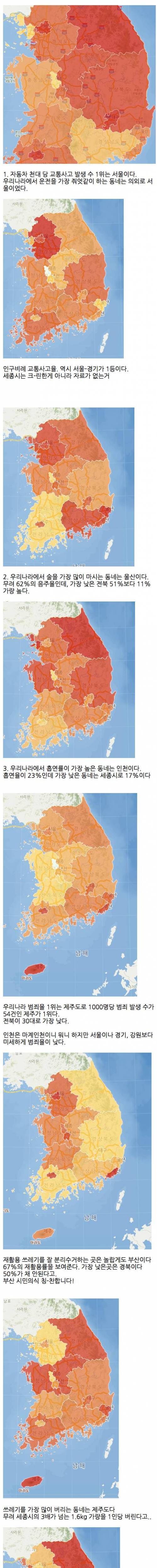 재밌는 우리나라 통계 모음.jpg