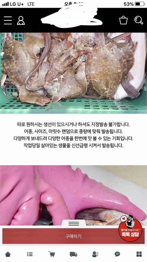 고객에게 복어를 보낸 쇼핑몰.jpg