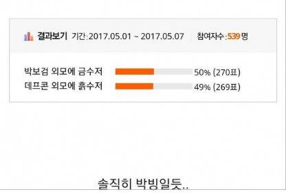 박보검으로 살기 vs 데프콘으로 살기