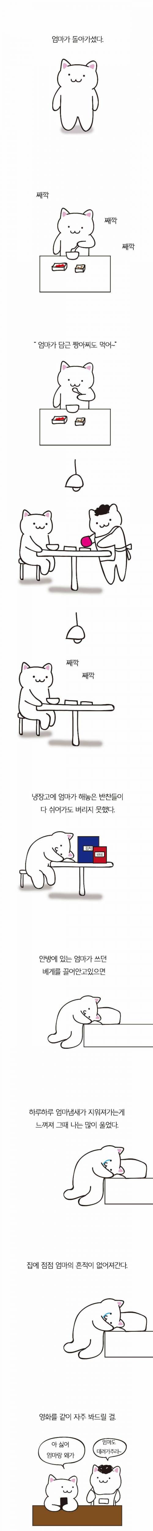 엄마가 돌아가셨다.