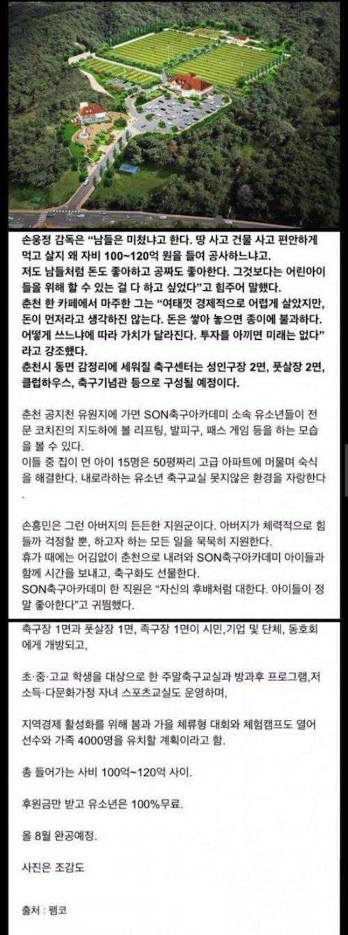 손흥민이 돈 벌어서 하는 일.jpg