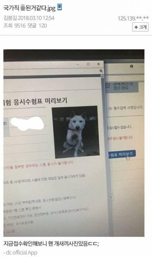 공무원 원서접수 레전드.jpg