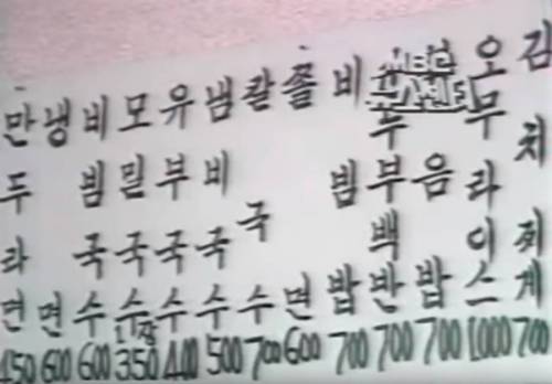 1982년 분식집 메뉴판.jpg