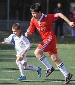 러시아 vs 중국 어린이 축구