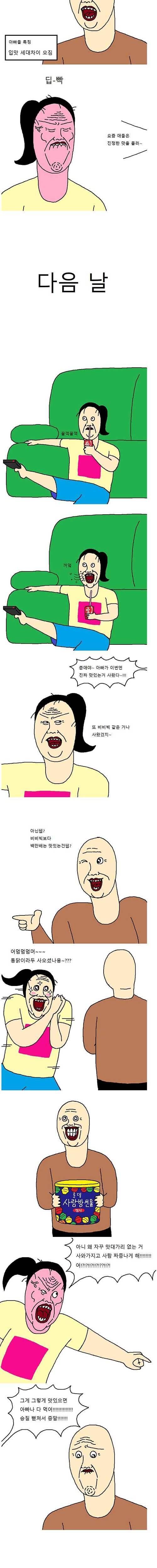 아빠가 아이스크림 사오는 만화.jpg