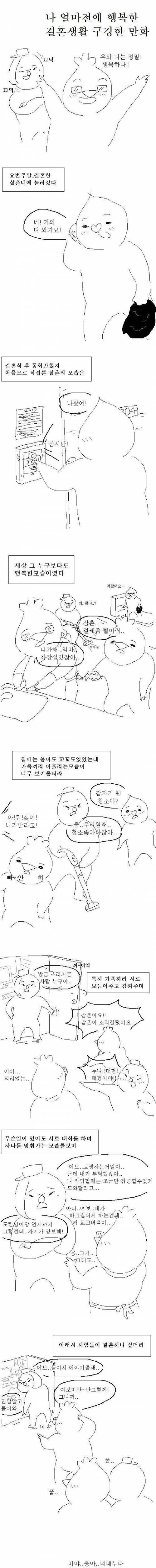 나 얼마전에 행복한 결혼생활 구경한 만화