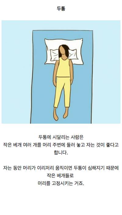 자세만 바꿔도 통증이 덜해지는 이유