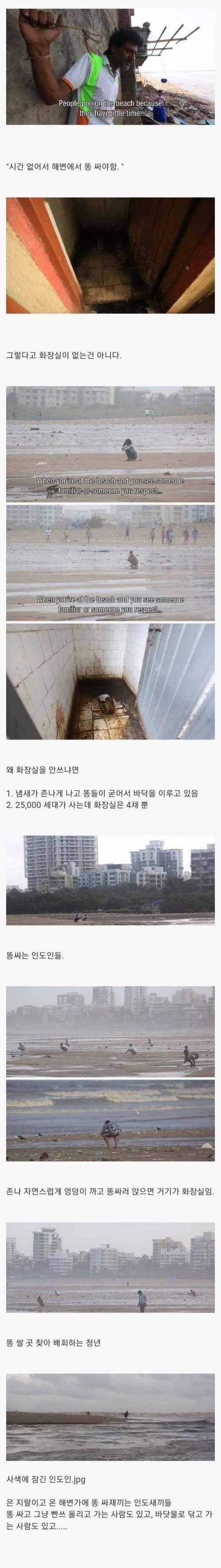 해변가 아무데나 똥싸는 인도인.jpg