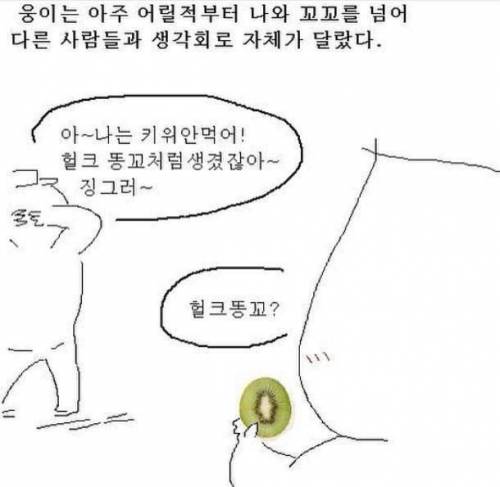 모 작가가 키위를 못먹게 된 이유.jpg