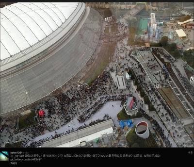 [스압] 국내걸그룹이 도쿄돔에서 콘서트할때