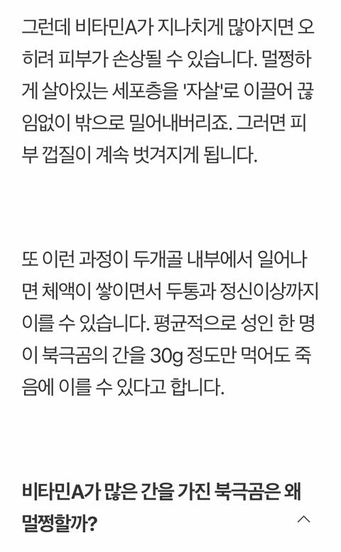 [스압] 북극곰 고기 먹으면 최대 사망.jpg