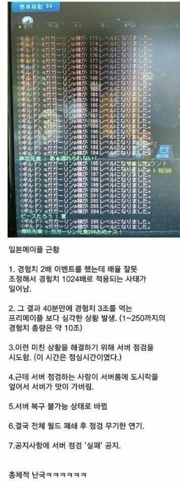 일본 메이플 근황.jpg