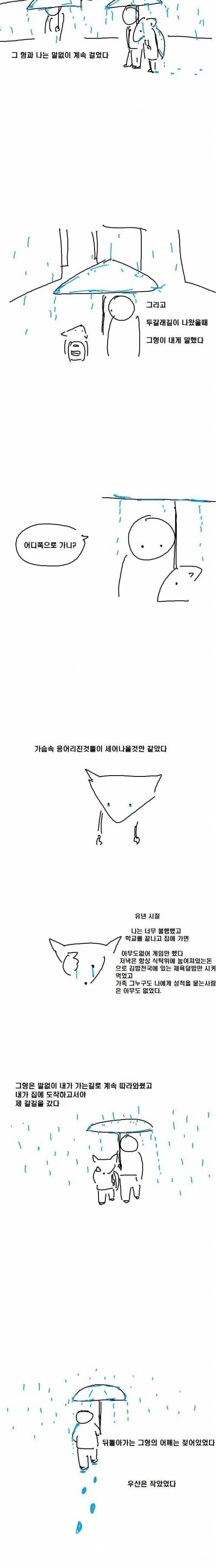 [스압] 비가 오면 그날이 생각나는 만화.jpg