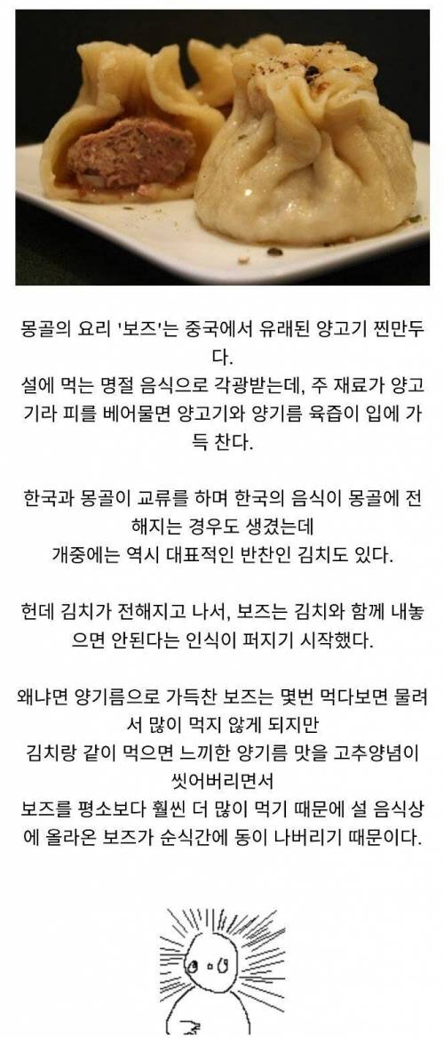 몽골에서 기피하는 음식은 "김치".jpg