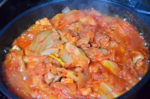 [스압] 존맛인 묵은지 김치찜.jpgif