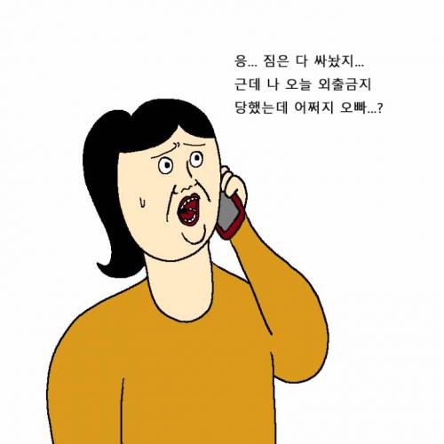 [스압] 새해 해돋이 보러 가려다 외출금지 당하는 만화.jpg