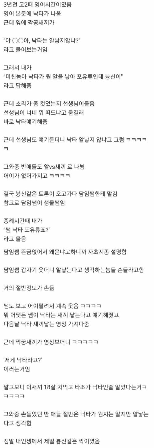 ???: 야 낙타도 알 낳지 않냐??