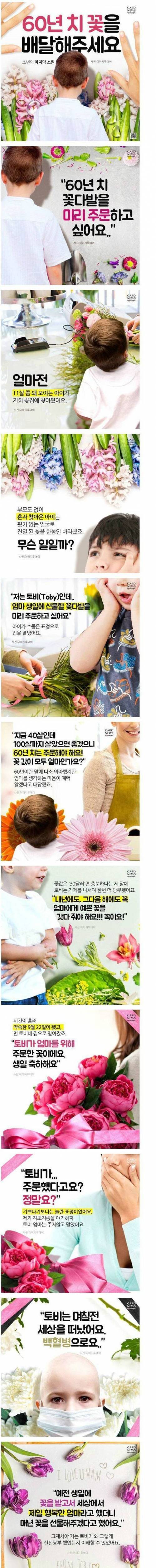 [스압] 꽃을 60년 동안 정기 배송 요구한 소년.jpg