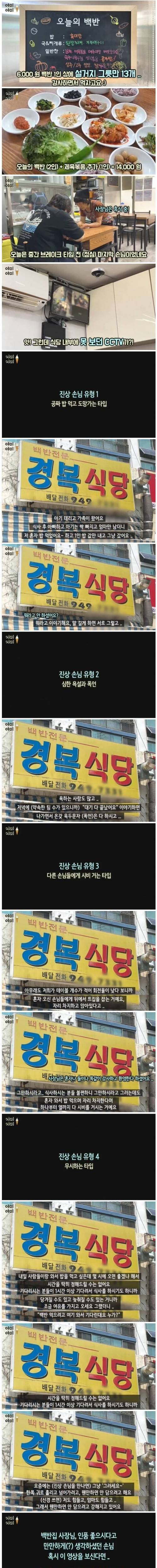 골목식당 공릉동 백반집에 CCTV가 달린 이유