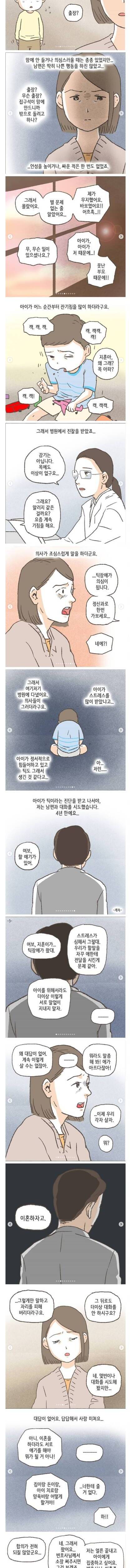 [스압] 4년 동안 대화를 안한 부부가 이혼한 사례.jpg