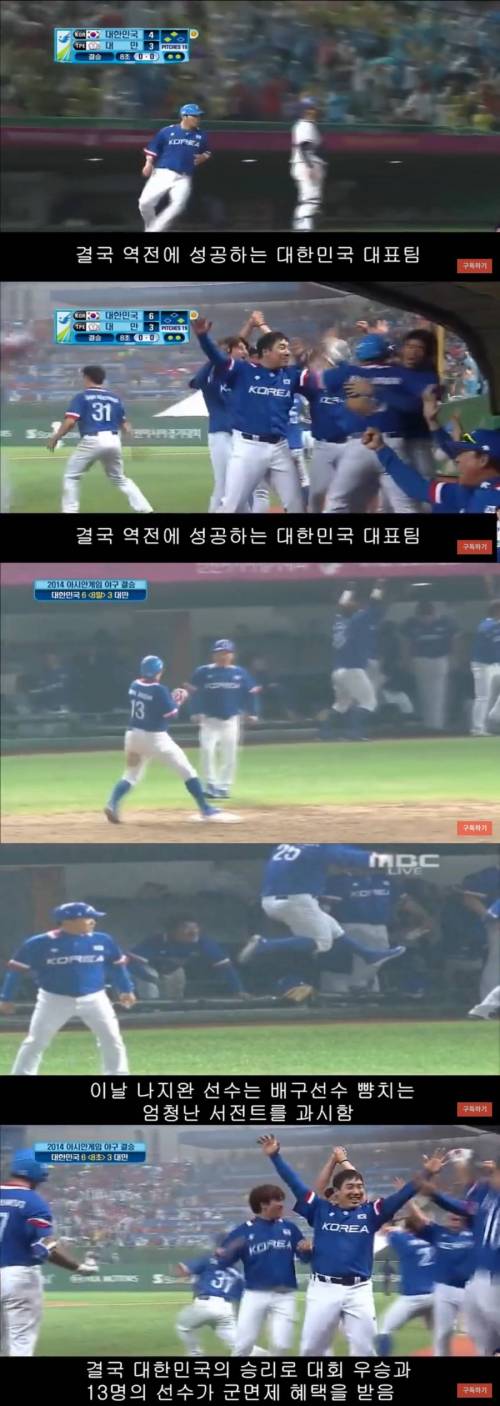 군면제 걸린 대회 vs 안 걸린 대회.jpg