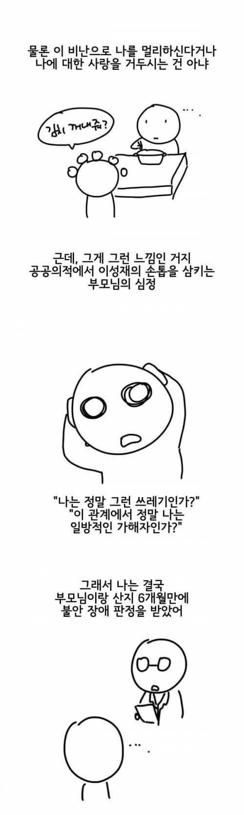 [스압] 부모님과 관계가 너무 힘들어.jpg