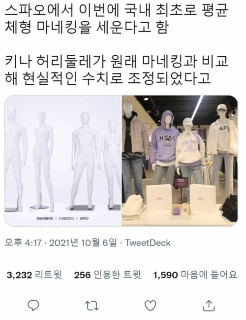 현실적인 수치로 조정된 마네킹.jpg