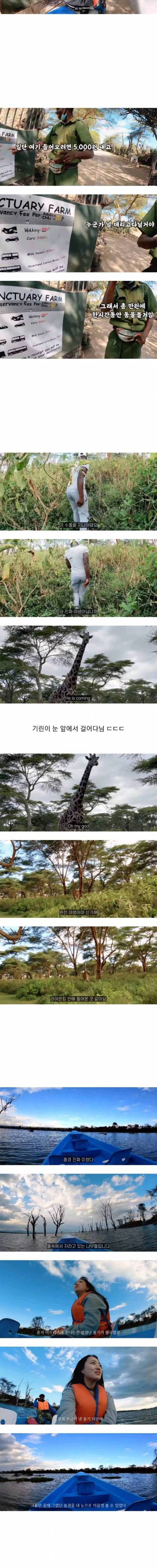 대중교통 3번이나 갈아타며 케냐 오지 마을에 간 여행 유튜버