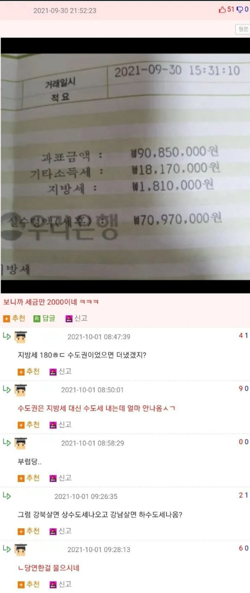 사람들이 잘 모르는 지방세와 수도세