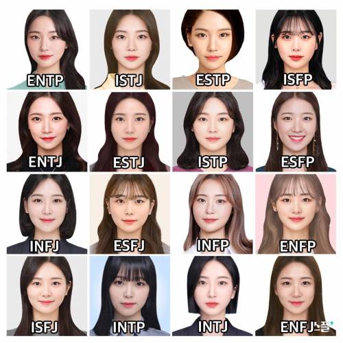 여자얼굴로 보는 MBTI 이상형.jpg