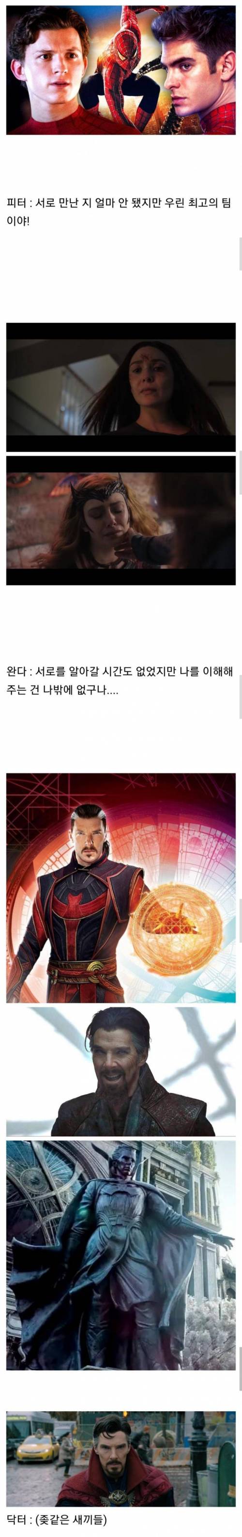 [마블 멀티버스 속 자신들을 본 캐릭터들 .jpg