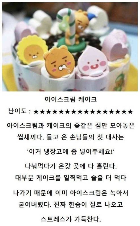 술집 알바생이 느낀 손님이 버리고간 쓰레기 난이도.jpg