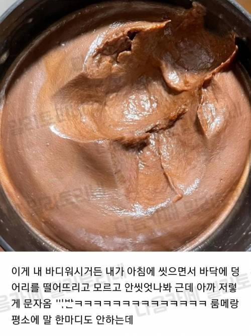 룸메한테 샤워실 바닥에서 똥 쌌냐는 말 들음