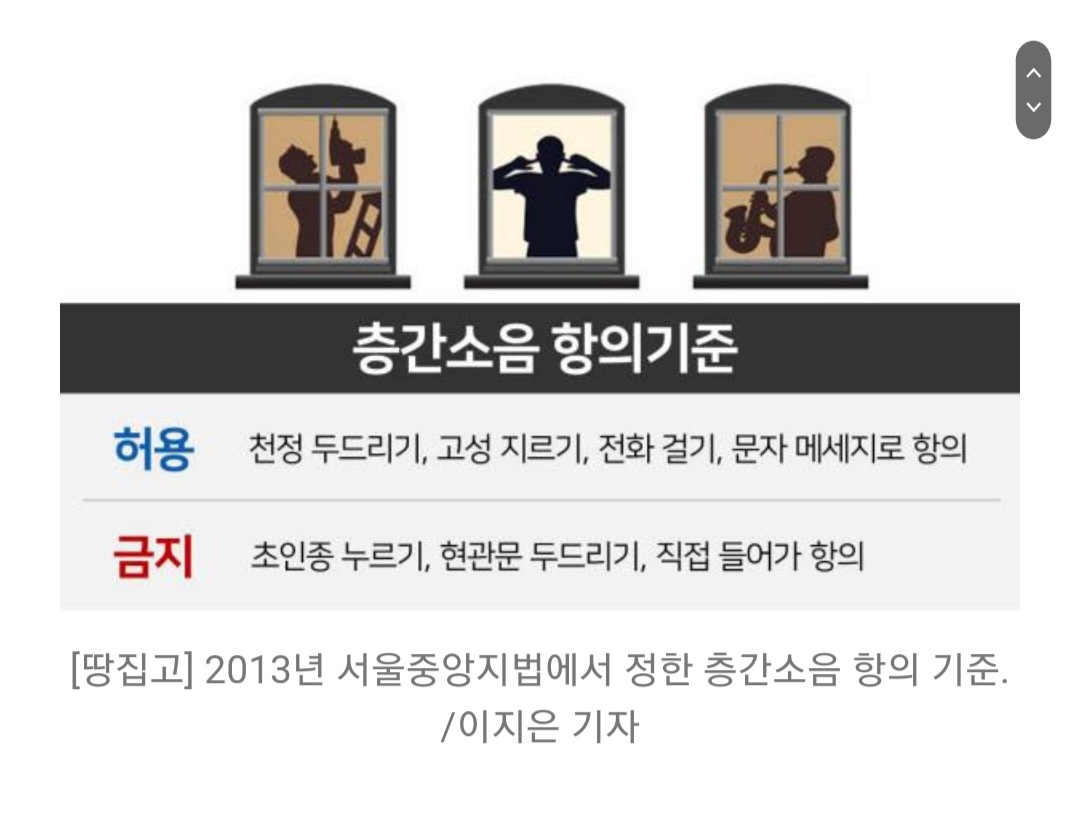 층간소음으로 고무망치쳤는데 협박을 한다