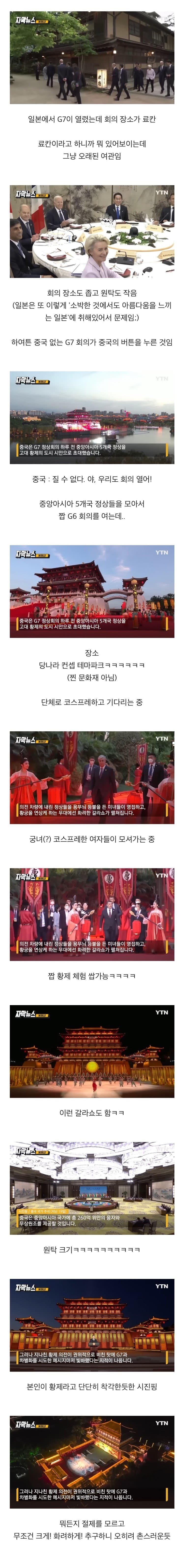 극과 극인 두 나라